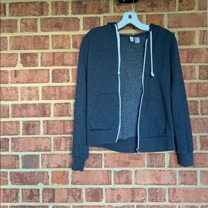 Zippered hoodie